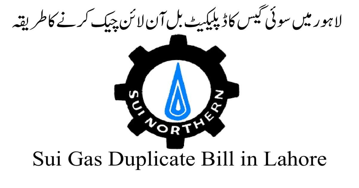 sui gas bill online check lahore